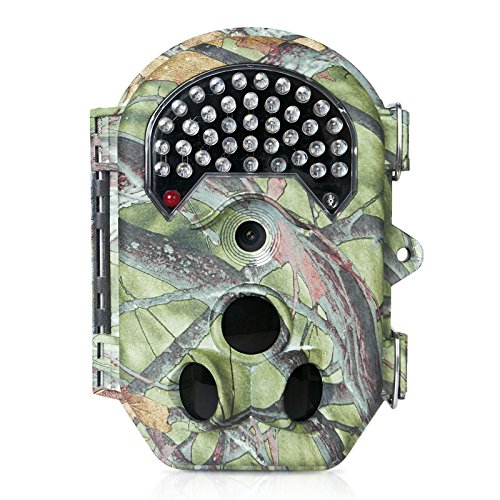 FLAGPOWER Game Trail Hunting Camera16MP 1080P HD No Glow Infrared Scouting Camera 120°Night Vision up to 65ft with LCD Screen38pcs 940nm IR LEDs and Waterproof IP54