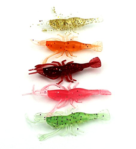 MELIP fishing lures soft worms for fishing artificial soft shrimp lure 8CM 36G Japan salmon lures