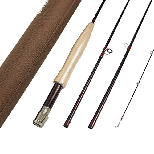 Rough Fish Series Fly Fishing Rod 7686 Line Weight 45 Medium Fast Graphite Fishing Rod with Tube 90LW6