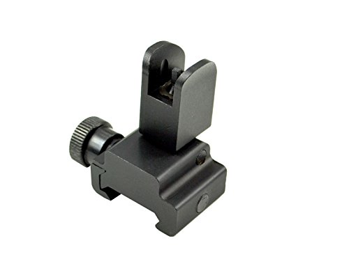 Sniper MFLFS02 Low Profile Flip-up Front Sight with A2 Square Post Assembly for Working with Handguard Rail or High Profile Gas Block
